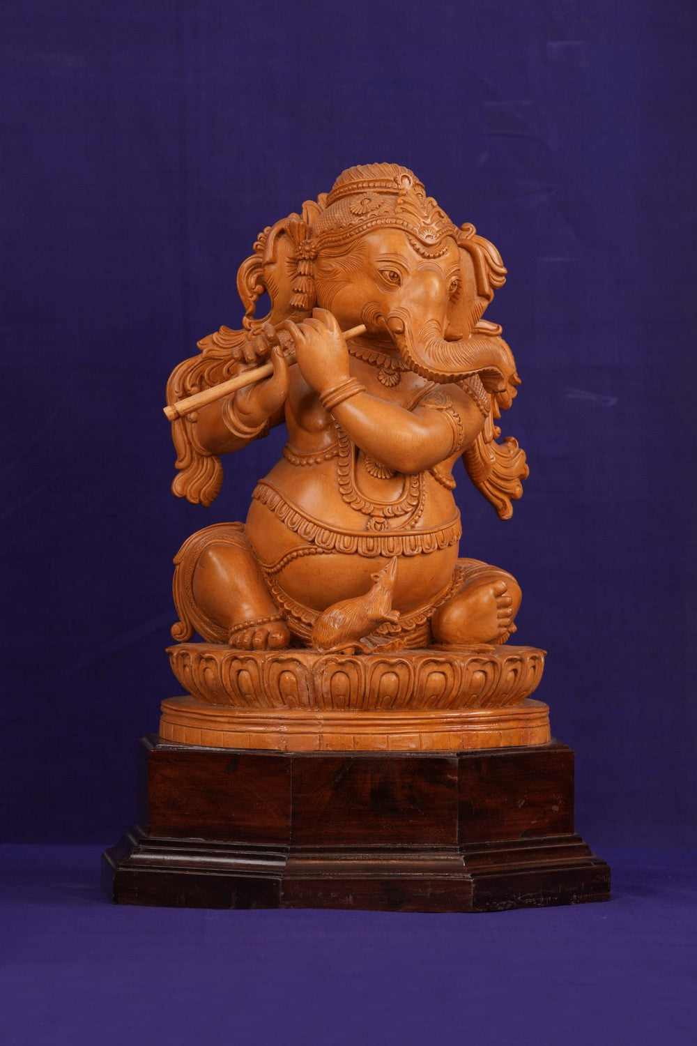 Image of Wooden Lord Ganesh Statue